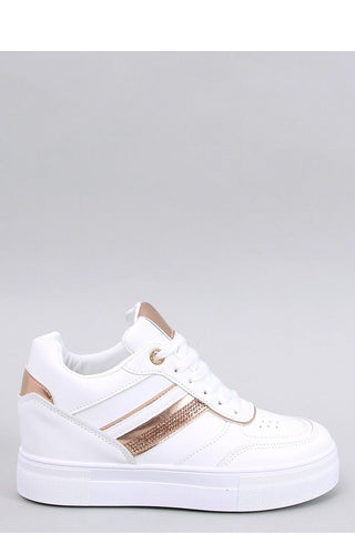 Sneakers με πλατφόρμα τακούνι λευκό