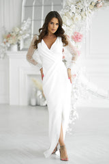 Long dress model 198903 Bicotone