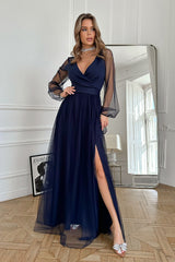 Long dress model 220098 Bicotone