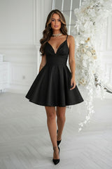 Short dress model 221604 Bicotone