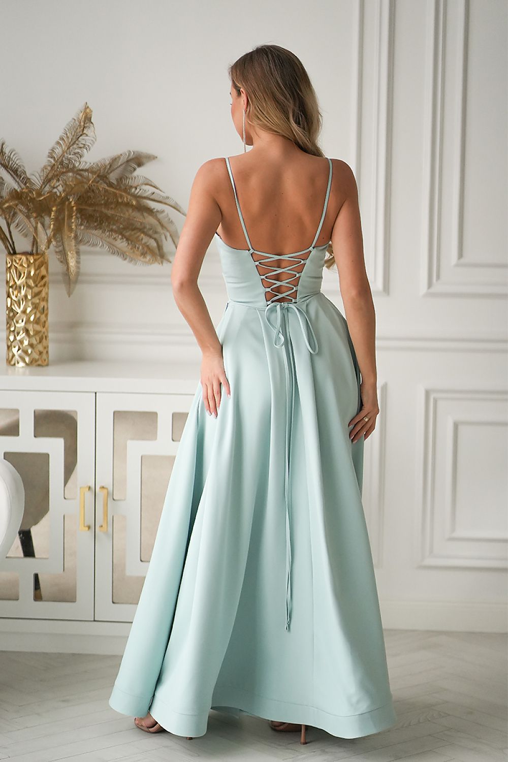Long dress model 224297 Bicotone