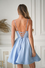 Short dress model 224299 Bicotone