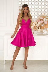 Short dress model 224301 Bicotone
