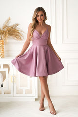 Short dress model 224302 Bicotone