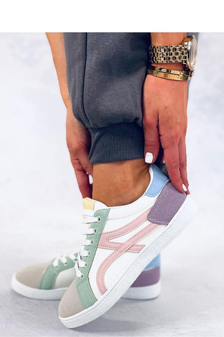 Sneakers Με Ψηλό Τακούνι παστέλ χρώματα