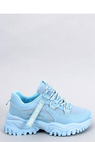 Sneakers με ψηλό τακούνι μπλε
