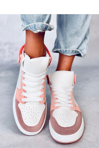 Αθλητικά Γυναικεία Παπούτσια Λευκό Με Ροζ
