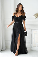 Long Dress In Spanish Style Black