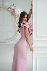 Impressive Evening Dress In Pink