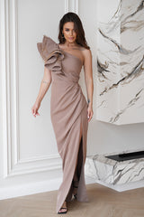 Impressive Brown Evening Dress