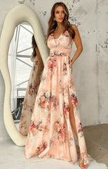 Elegant Floral Maxi Dress