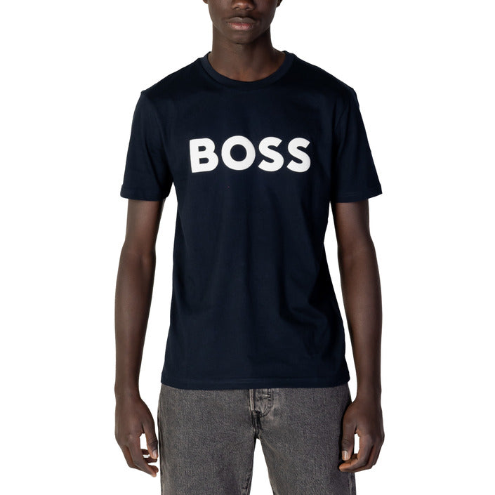 Boss T-Shirtr Μπλε σκούρο