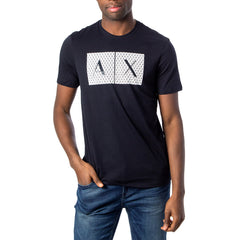 Armani Exchange T-Shirt Μπλε σκούρο