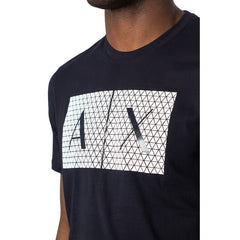 Armani Exchange T-Shirt Μπλε σκούρο