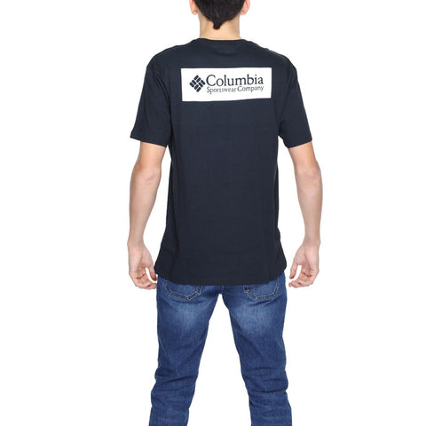 Columbia T-Shirt Μαύρο/ροζ/λευκό