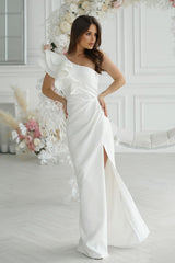 Impressive Evening Dress In White