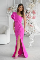 Impressive Evening Dress In Violet