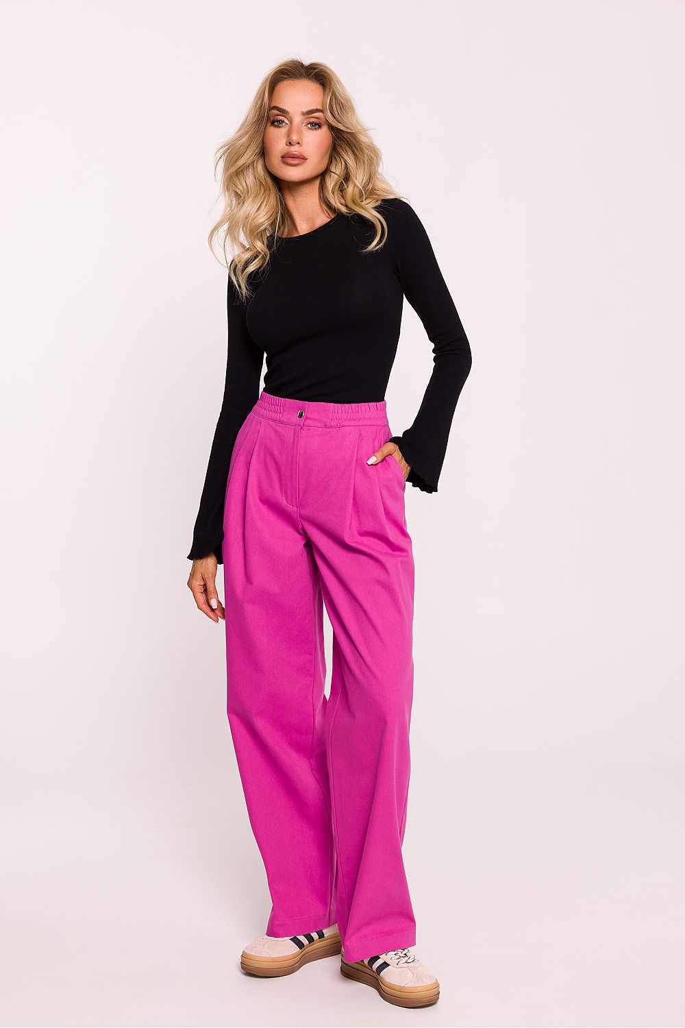 Wide Pants - Pink