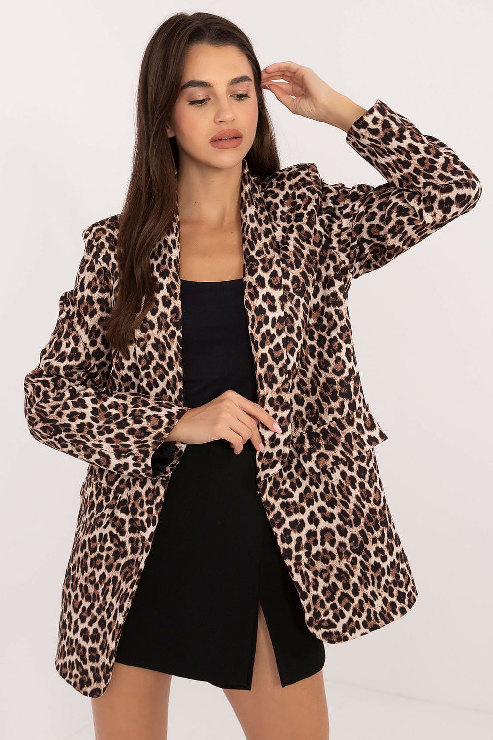 Impressive Animal Print Jacket - Leopard One Size