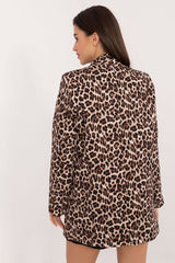 Impressive Animal Print Jacket - Leopard One Size