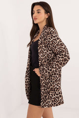 Impressive Animal Print Jacket - Leopard One Size