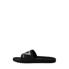 Ea7 Slippers Black/White