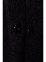 Women's Cropped Teddy Coat - Black