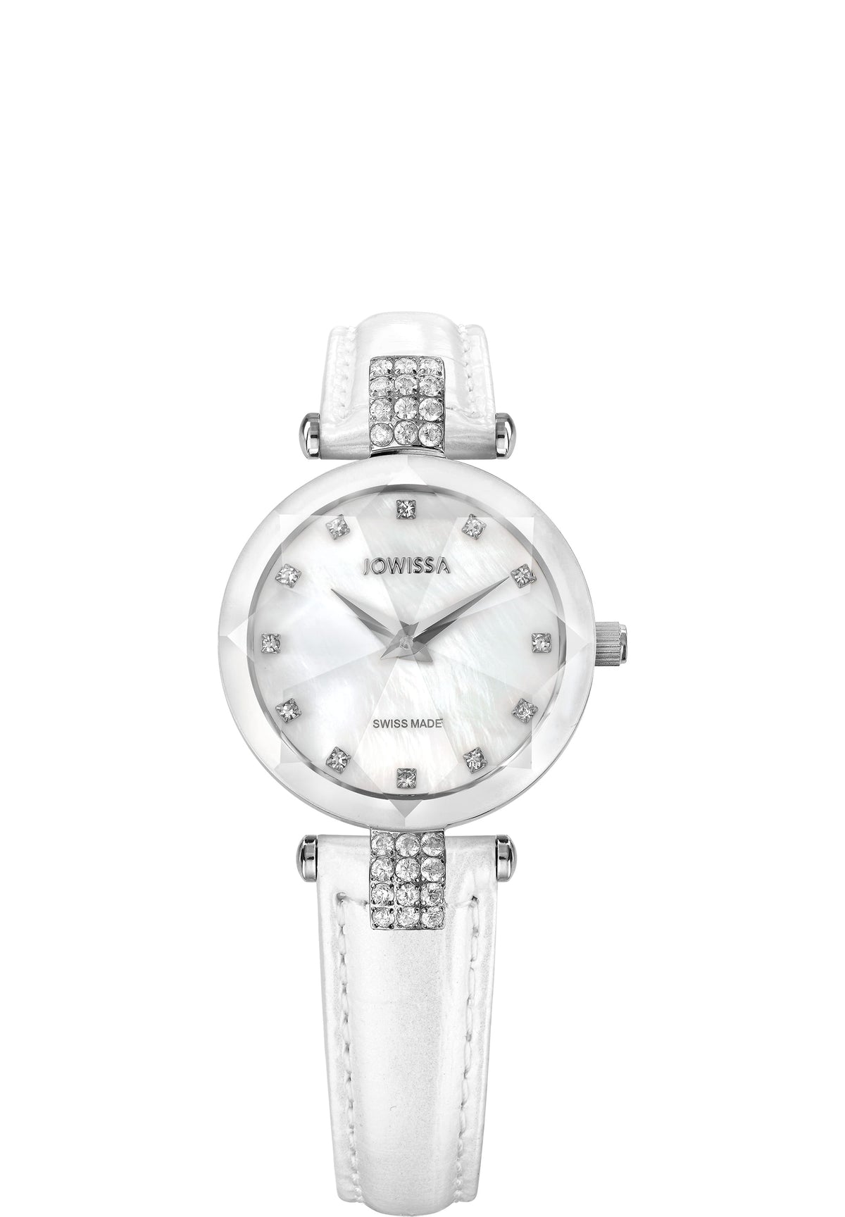 Facet Strass Ελβετικό γυναικείο ρολόι J5.619.S